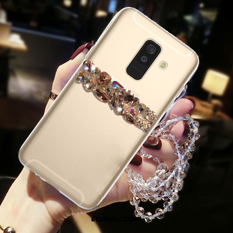Etui Samsung Galaxy A6+ Anti-fall Rhinestone Złoto Telefon Komórkowy Gwiazda Pokrowce Kup