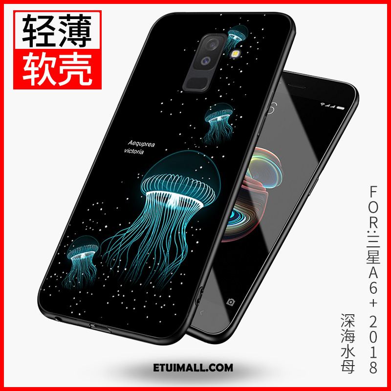 Etui Samsung Galaxy A6+ Gwiazda Anti-fall Silikonowe Osobowość Telefon Komórkowy Pokrowce Tanie