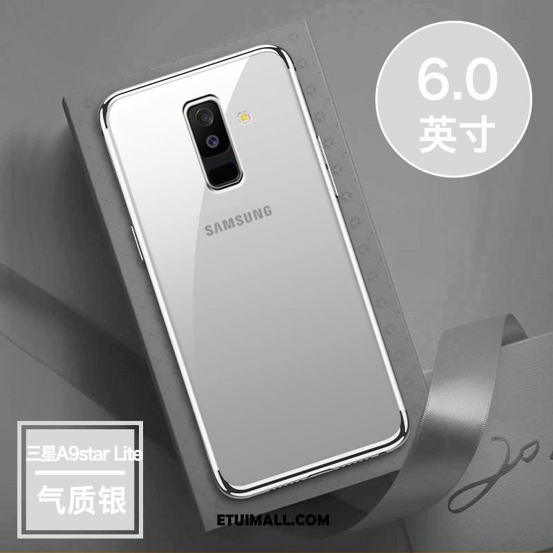 Etui Samsung Galaxy A6+ Telefon Komórkowy Anti-fall Przezroczysty Różowe Gwiazda Pokrowce Sklep