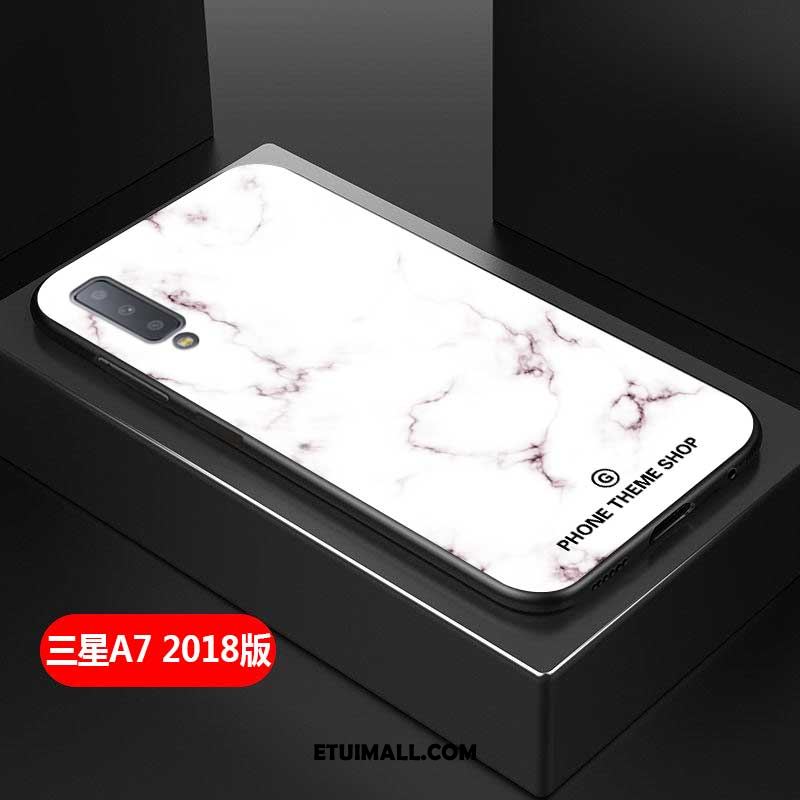 Etui Samsung Galaxy A7 2018 Duży Niebieski Telefon Komórkowy Gwiazda Szkło Futerał Kupię