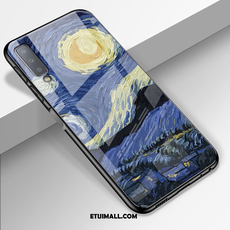Etui Samsung Galaxy A7 2018 Gwiazda Gwiaździsty Purpurowy All Inclusive Szkło Futerał Sklep