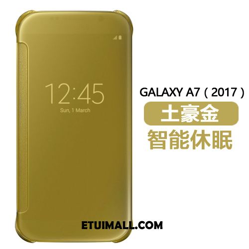 Etui Samsung Galaxy A7 2018 Gwiazda Lustro Spoczynek Złoto Telefon Komórkowy Pokrowce Sprzedam
