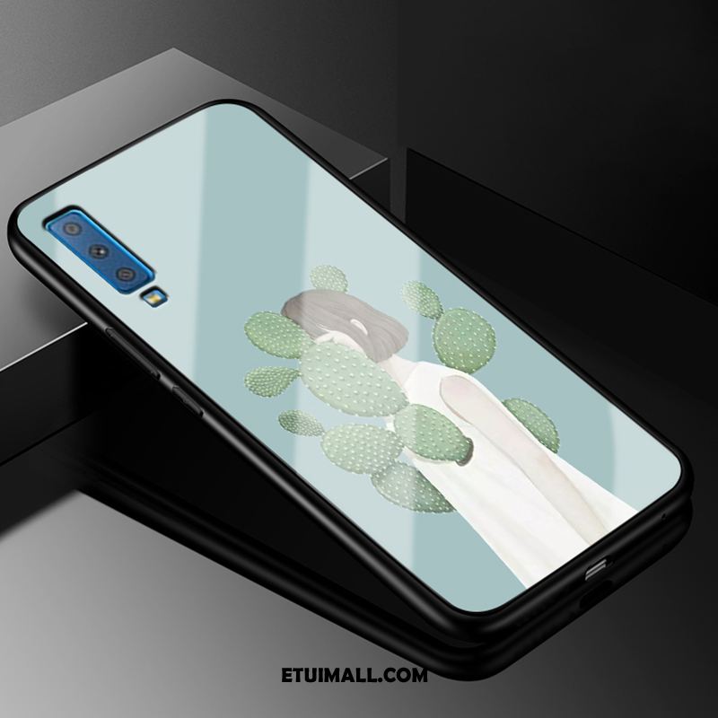 Etui Samsung Galaxy A7 2018 Osobowość Anti-fall Silikonowe Telefon Komórkowy Vintage Pokrowce Sklep