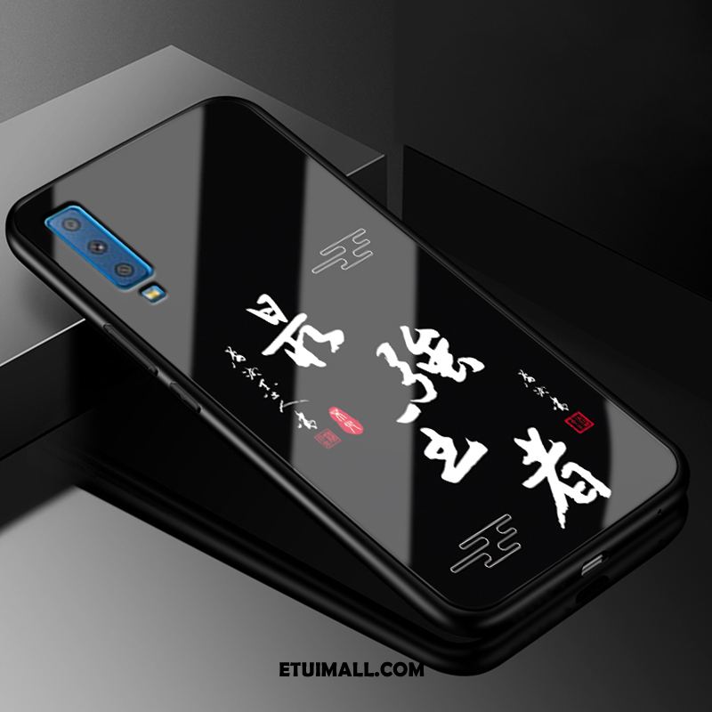 Etui Samsung Galaxy A7 2018 Szkło Miękki Osobowość Czarny Telefon Komórkowy Obudowa Kup