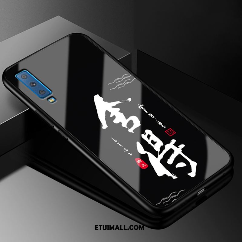 Etui Samsung Galaxy A7 2018 Szkło Miękki Osobowość Czarny Telefon Komórkowy Obudowa Kup