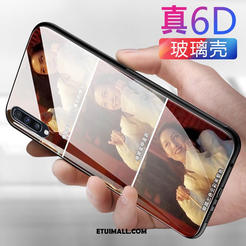 Etui Samsung Galaxy A70 Moda Czerwony Netto Zakochani Telefon Komórkowy Anti-fall Pokrowce Kup