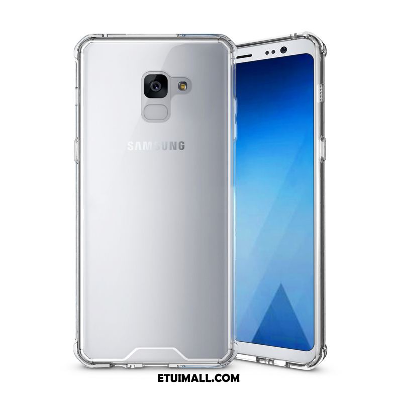Etui Samsung Galaxy A8 2018 Przezroczysty Anti-fall Czarny Telefon Komórkowy Gwiazda Obudowa Oferta