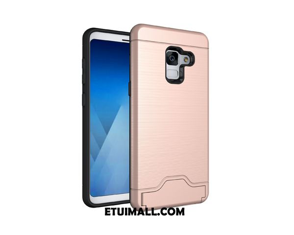 Etui Samsung Galaxy A8 2018 Wspornik Karta Gwiazda Ochraniacz Fluo Futerał Sprzedam