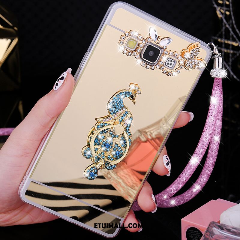 Etui Samsung Galaxy A8 Gwiazda Osobowość Różowe Złoto Silikonowe Miękki Pokrowce Tanie