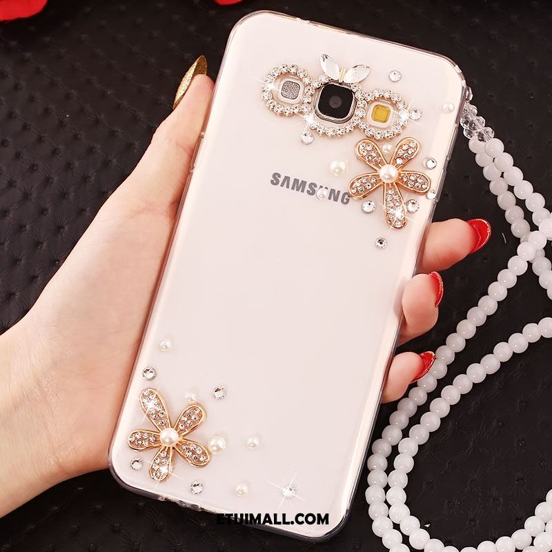 Etui Samsung Galaxy A8 Przezroczysty Siatkowe Miękki Rhinestone Telefon Komórkowy Futerał Tanie