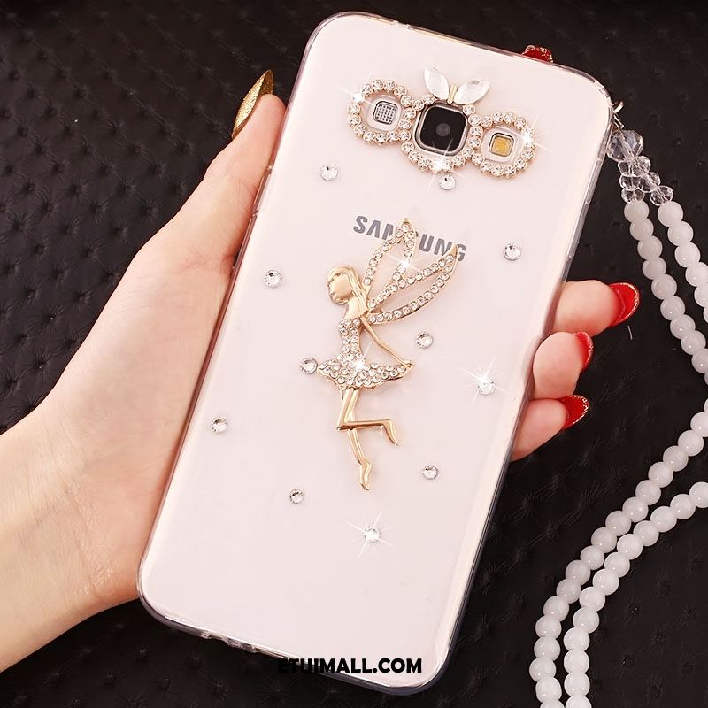 Etui Samsung Galaxy A8 Przezroczysty Siatkowe Miękki Rhinestone Telefon Komórkowy Futerał Tanie