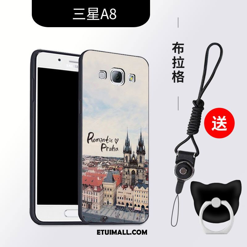 Etui Samsung Galaxy A8 Purpurowy All Inclusive Silikonowe Telefon Komórkowy Gwiazda Pokrowce Tanie