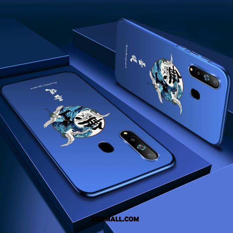 Etui Samsung Galaxy A8s Telefon Komórkowy Trudno Czarny Wiatr Niebieski Pokrowce Sklep