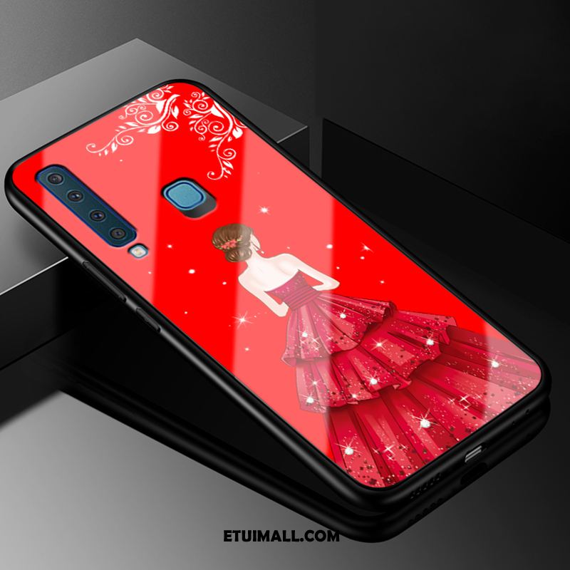 Etui Samsung Galaxy A9 2018 Czerwony Gwiazda Telefon Komórkowy Ochraniacz Proste Obudowa Sklep