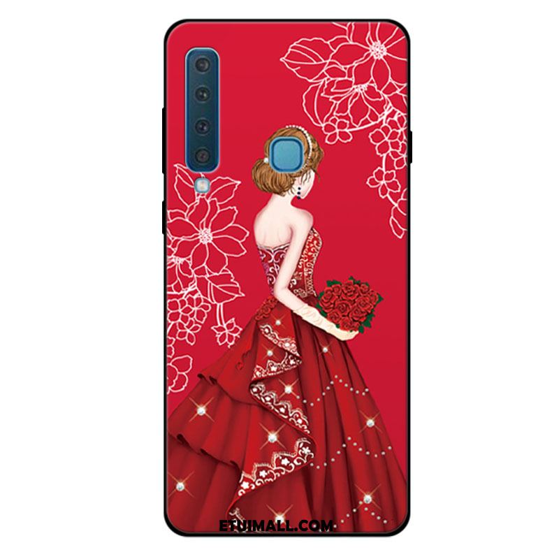 Etui Samsung Galaxy A9 2018 Silikonowe Czerwony Świeży All Inclusive Miękki Futerał Dyskont