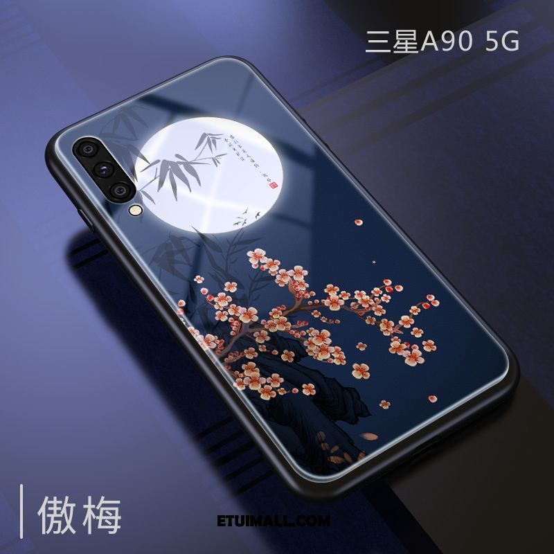 Etui Samsung Galaxy A90 5g Telefon Komórkowy Lustro Ochraniacz Silikonowe Wiszące Ozdoby Futerał Online