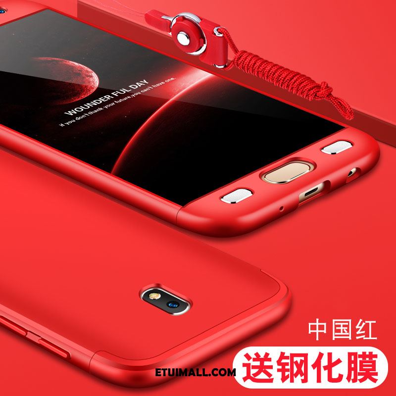 Etui Samsung Galaxy J3 2017 All Inclusive Anti-fall Telefon Komórkowy Gwiazda Czerwony Obudowa Na Sprzedaż