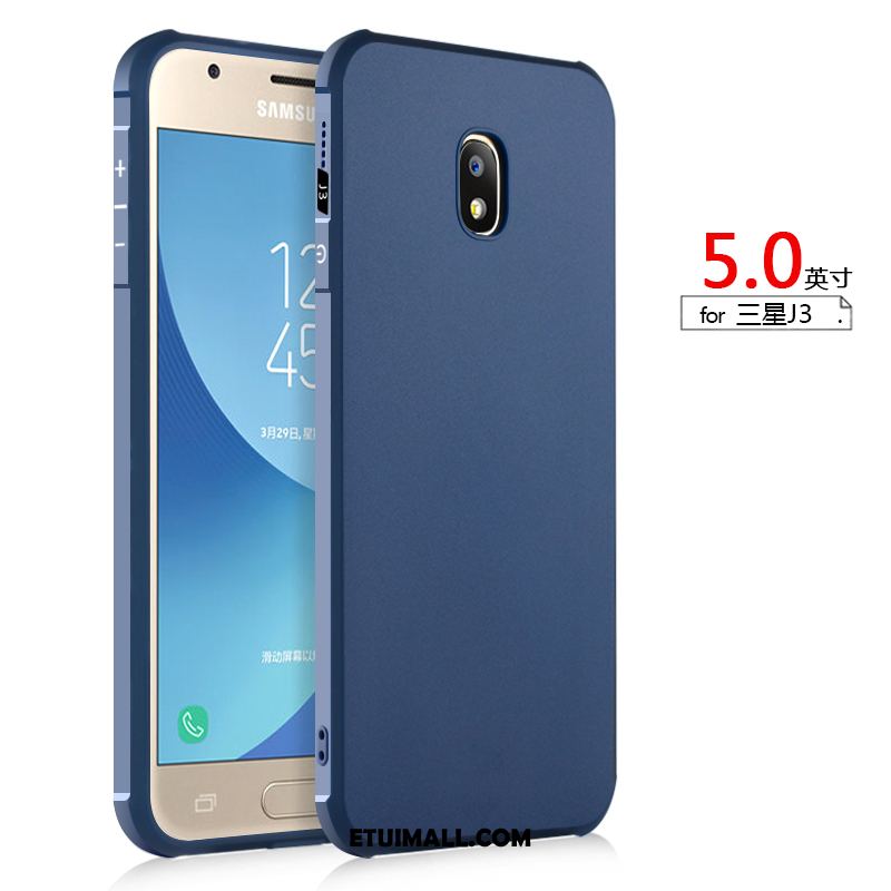Etui Samsung Galaxy J3 2017 Anti-fall Gwiazda Silikonowe Niebieski Telefon Komórkowy Futerał Sklep