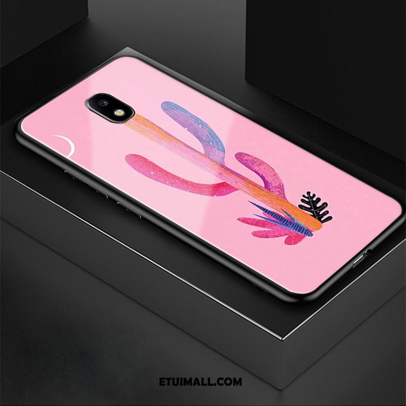 Etui Samsung Galaxy J3 2017 Miękki Telefon Komórkowy Szkło Różowe All Inclusive Futerał Tanie