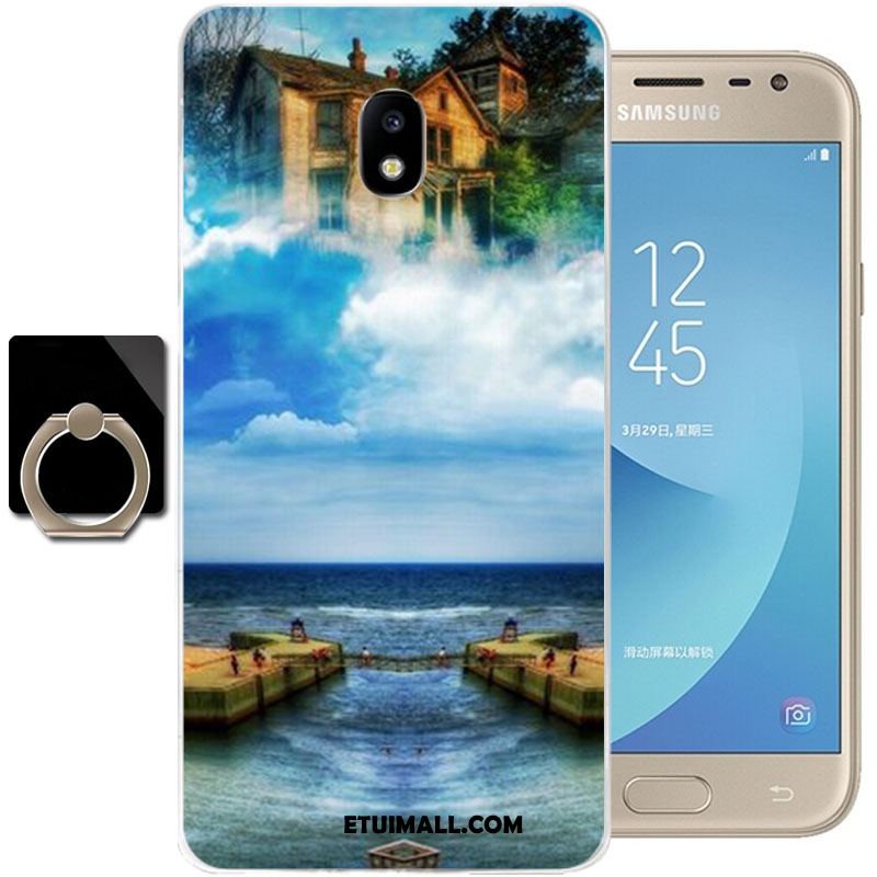Etui Samsung Galaxy J3 2017 Silikonowe All Inclusive Kreskówka Czerwony Anti-fall Futerał Sprzedam