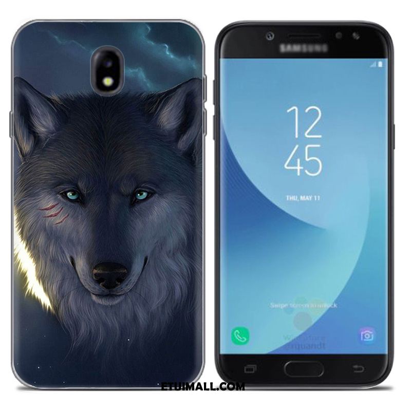 Etui Samsung Galaxy J5 2017 All Inclusive Miękki Niebieski Gwiazda Telefon Komórkowy Pokrowce Online