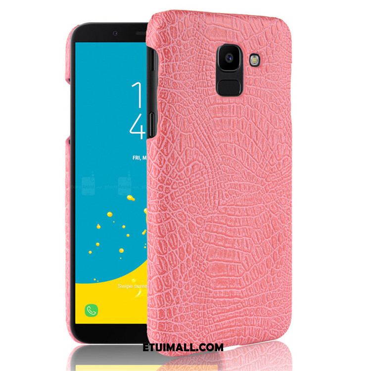 Etui Samsung Galaxy J6 Nubuku Ochraniacz Czerwony Trudno Telefon Komórkowy Obudowa Kupię