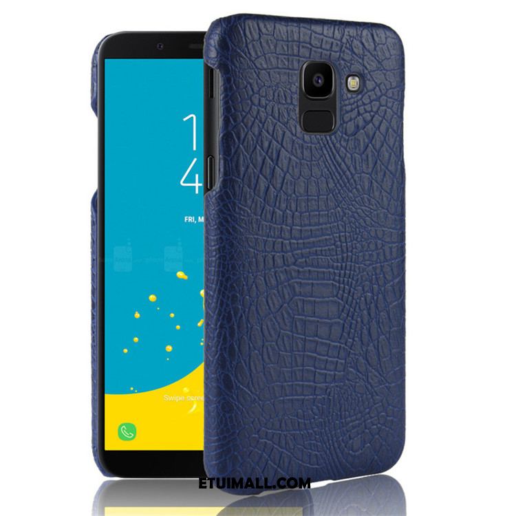 Etui Samsung Galaxy J6 Nubuku Ochraniacz Czerwony Trudno Telefon Komórkowy Obudowa Kupię