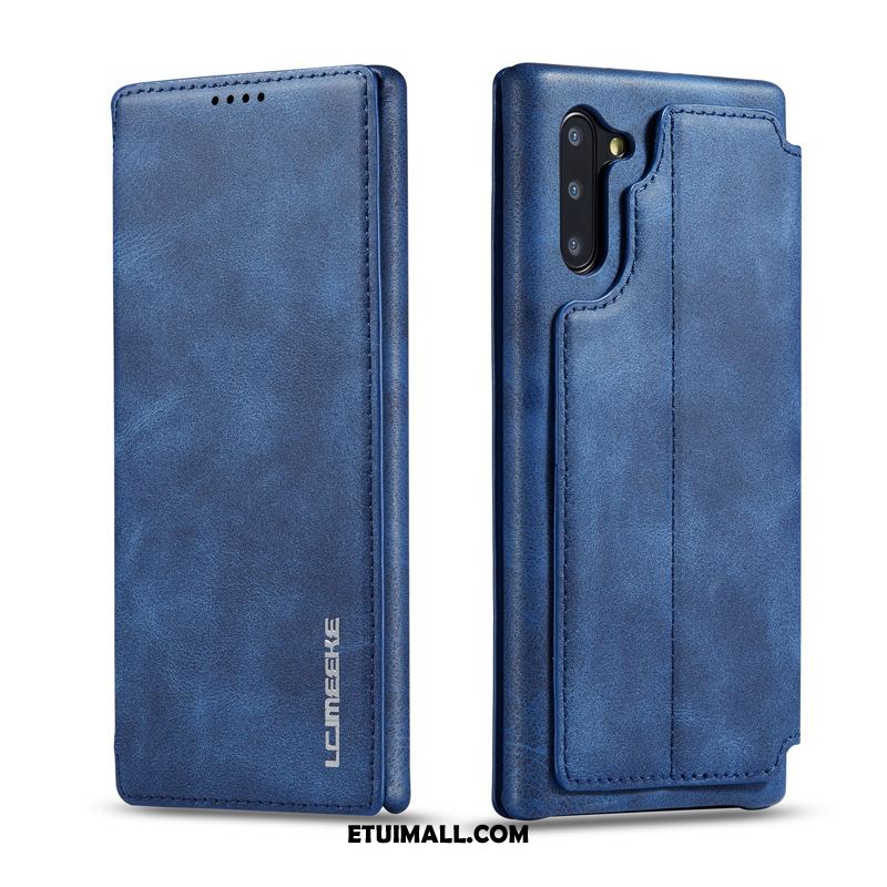 Etui Samsung Galaxy Note 10 Karta Ciemno Gwiazda Skórzany Futerał Telefon Komórkowy Obudowa Tanie