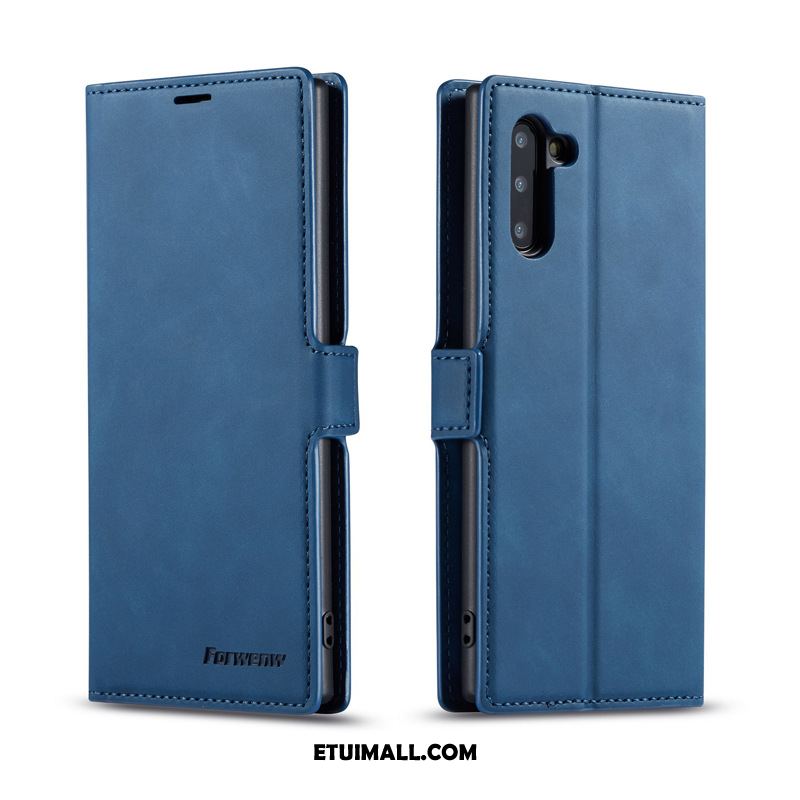 Etui Samsung Galaxy Note 10 Karta Gwiazda Skórzany Futerał Niebieski Telefon Komórkowy Futerał Sprzedam