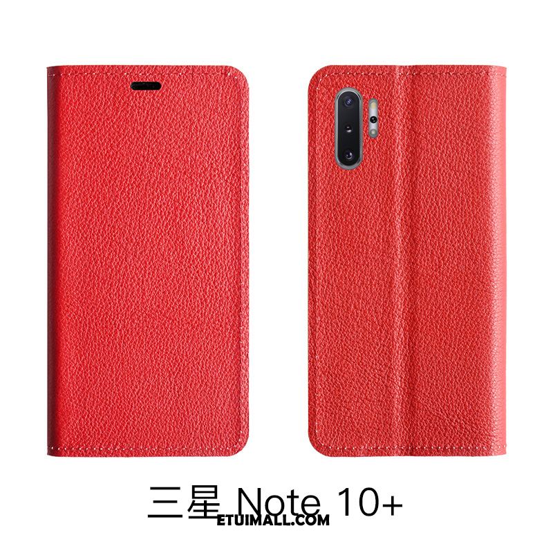 Etui Samsung Galaxy Note 10 Lite Ochraniacz Bydło Czerwony Gwiazda Wzór Obudowa Sklep