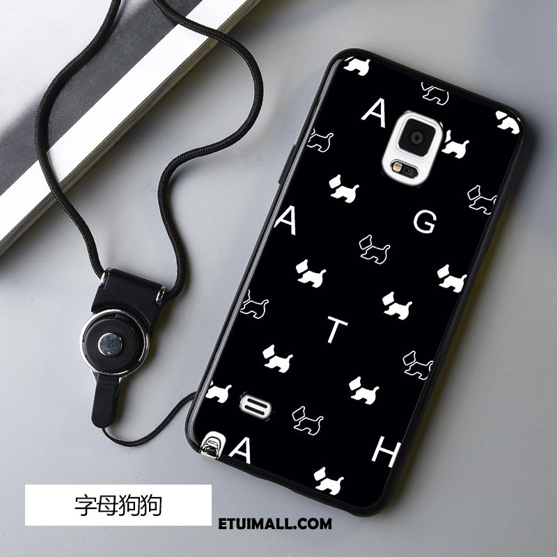 Etui Samsung Galaxy Note 4 Czarny Ochraniacz Miękki Kreskówka Anti-fall Obudowa Online