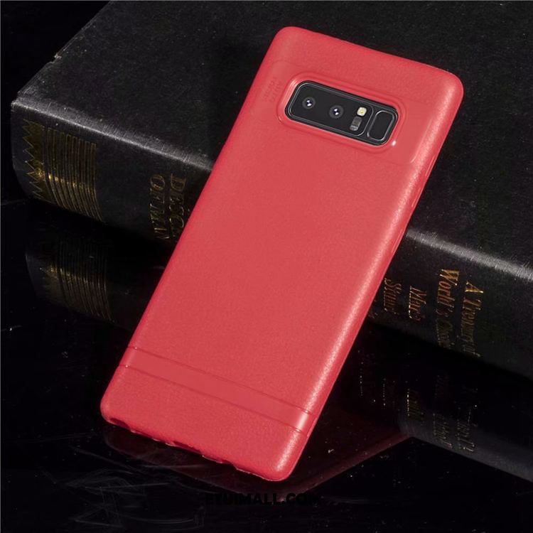 Etui Samsung Galaxy Note 8 Anti-fall All Inclusive Czerwony Silikonowe Gwiazda Obudowa Sklep