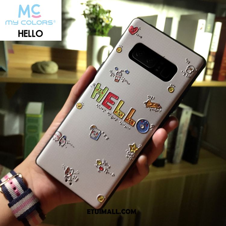 Etui Samsung Galaxy Note 8 Relief Ochraniacz Nubuku All Inclusive Telefon Komórkowy Obudowa Sprzedam