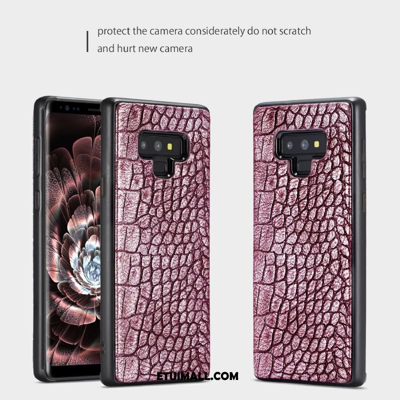 Etui Samsung Galaxy Note 9 Gwiazda Anti-fall Wzór Krokodyla Telefon Komórkowy Szary Pokrowce Kup