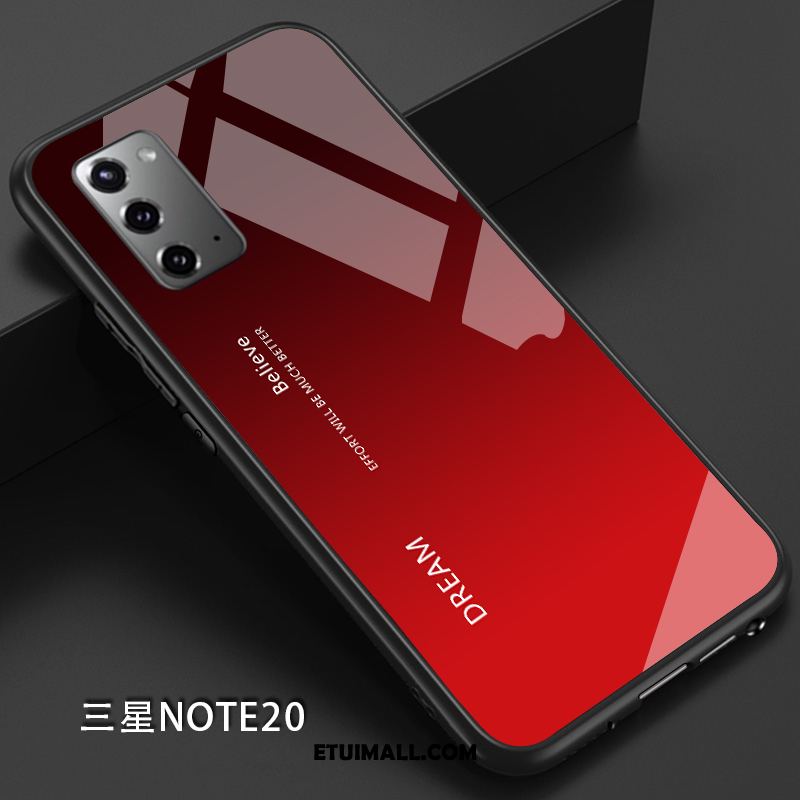 Etui Samsung Galaxy Note20 Modna Marka Anti-fall Czerwony Netto Ochraniacz All Inclusive Obudowa Sklep