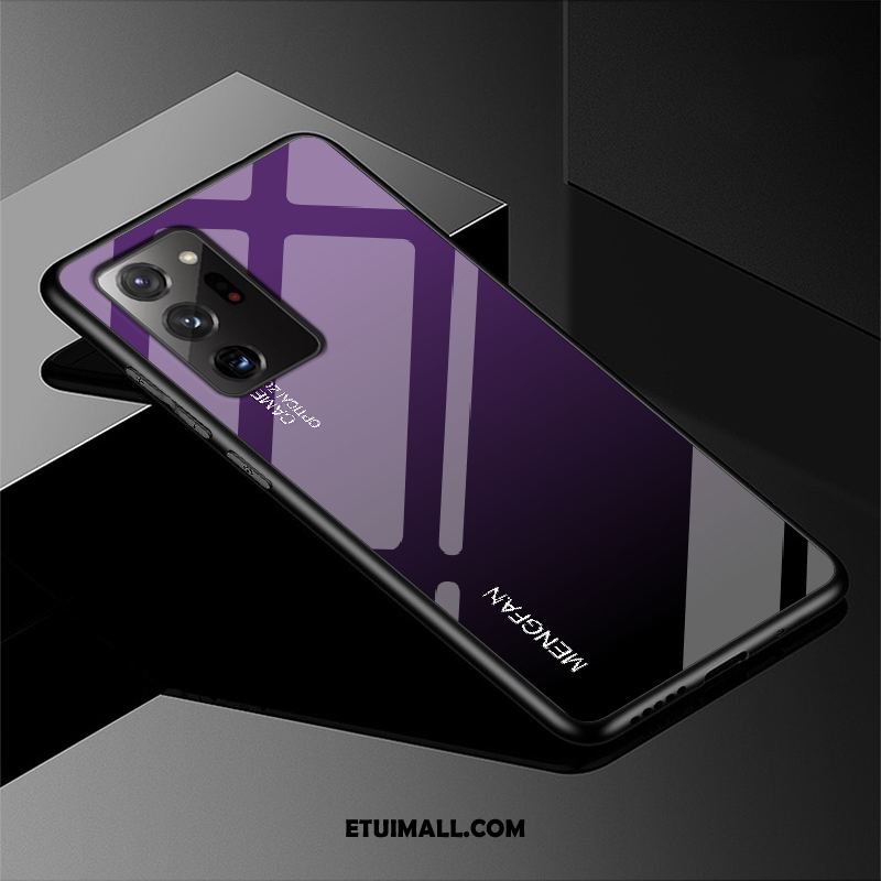 Etui Samsung Galaxy Note20 Ultra Purpurowy Telefon Komórkowy Dostosowane Tendencja Szkło Obudowa Tanie