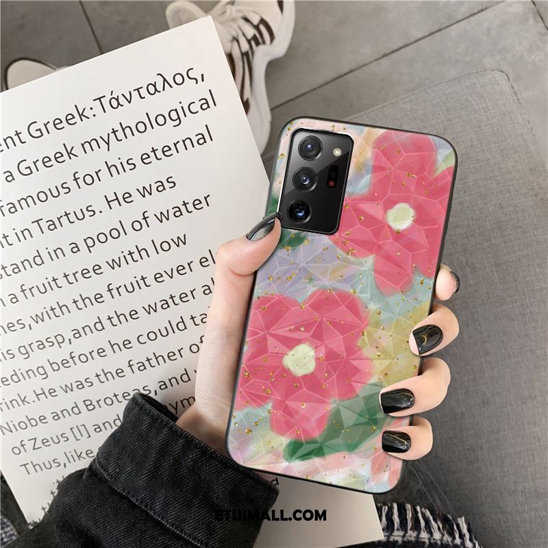 Etui Samsung Galaxy Note20 Ultra Telefon Komórkowy Różowe Kwiaty Gwiazda Proszek Pokrowce Sklep
