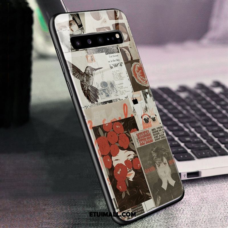 Etui Samsung Galaxy S10 5g Szkło Telefon Komórkowy All Inclusive Gwiazda Zielony Pokrowce Kupię