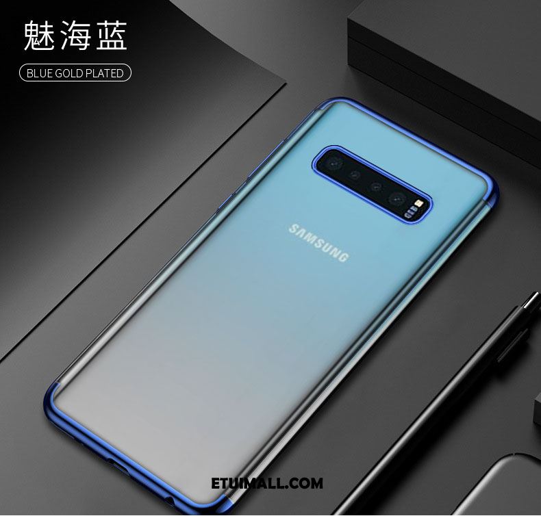 Etui Samsung Galaxy S10+ Ochraniacz Niebieski Przezroczysty Kreatywne Gwiazda Futerał Sklep