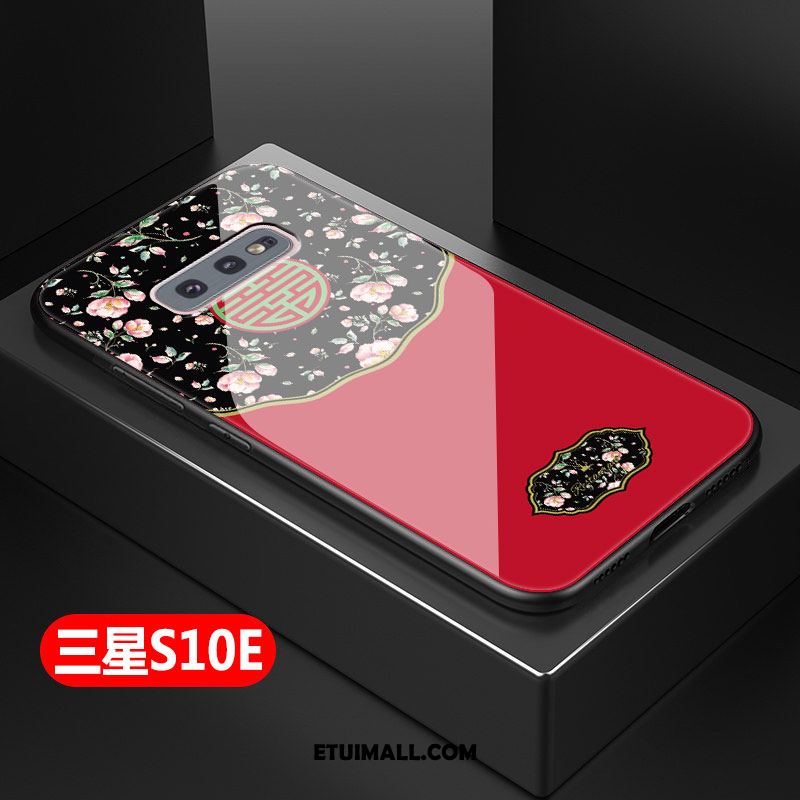 Etui Samsung Galaxy S10e Czerwony Silikonowe All Inclusive Moda Tendencja Futerał Tanie
