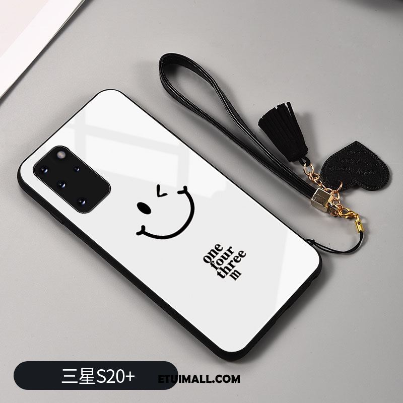 Etui Samsung Galaxy S20+ Telefon Komórkowy Anti-fall Szkło Kreatywne Smile Obudowa Kup