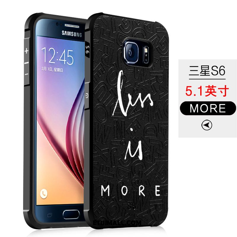 Etui Samsung Galaxy S6 Czarny Ochraniacz Miękki Silikonowe Gwiazda Pokrowce Sprzedam