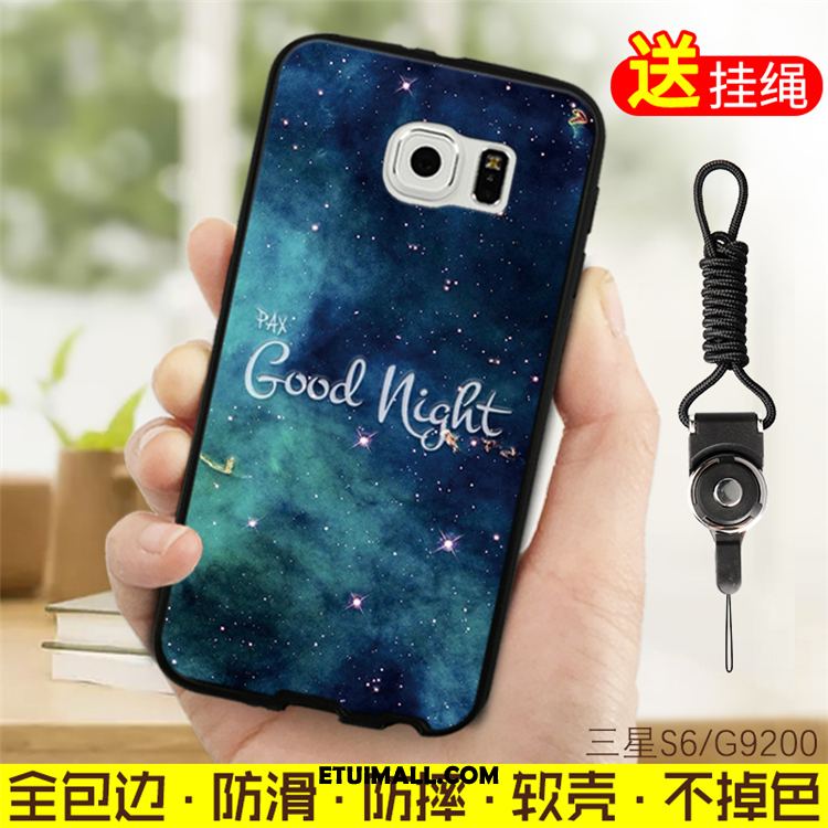Etui Samsung Galaxy S6 Gwiazda Niebieski Silikonowe Telefon Komórkowy Ochraniacz Futerał Oferta