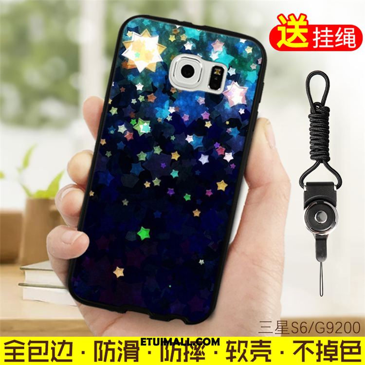 Etui Samsung Galaxy S6 Gwiazda Niebieski Silikonowe Telefon Komórkowy Ochraniacz Futerał Oferta