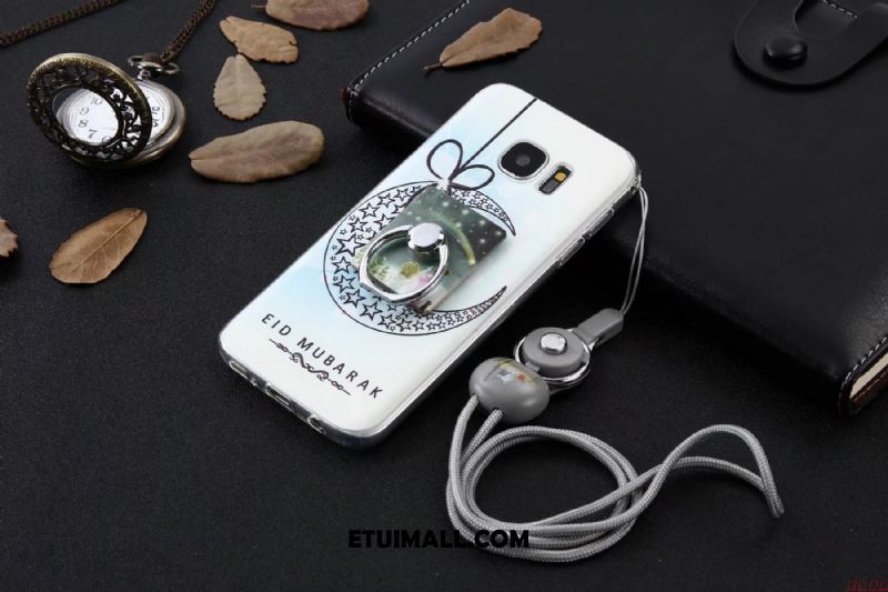 Etui Samsung Galaxy S6 Kreskówka Wspornik Ochraniacz Biały Ring Futerał Sprzedam
