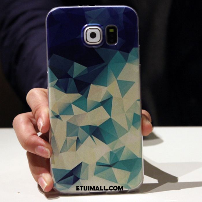 Etui Samsung Galaxy S6 Niebieski Gwiazda Silikonowe Anti-fall Kreskówka Futerał Sprzedam