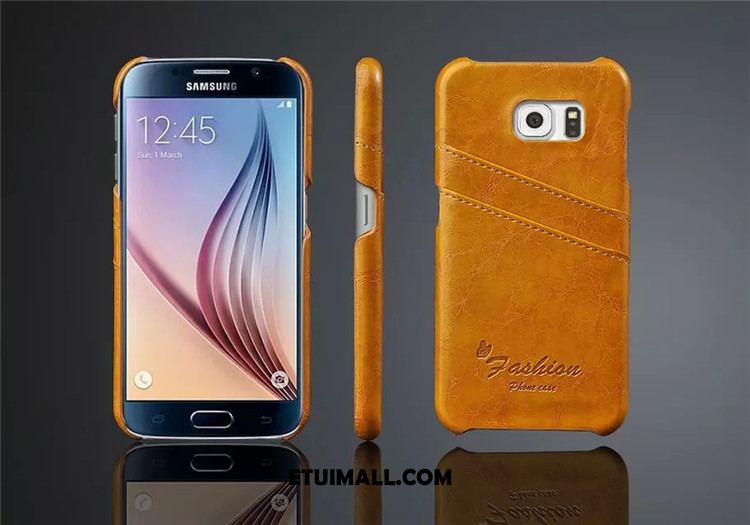 Etui Samsung Galaxy S6 Prawdziwa Skóra Klapa Ochraniacz Gwiazda Telefon Komórkowy Futerał Tanie