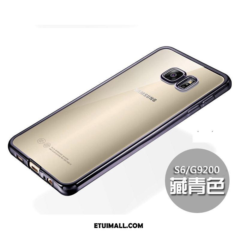 Etui Samsung Galaxy S6 Silikonowe Cienkie Różowe Złoto Telefon Komórkowy Anti-fall Futerał Sprzedam