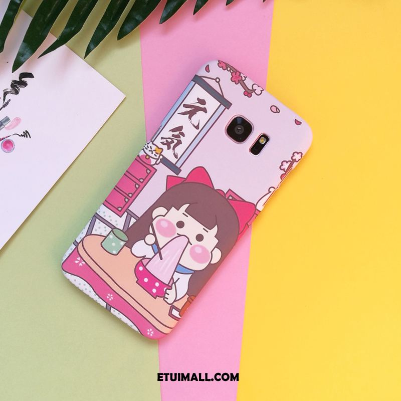 Etui Samsung Galaxy S7 Edge Lekki I Cienki Różowe Telefon Komórkowy Piękny Graffiti Obudowa Dyskont