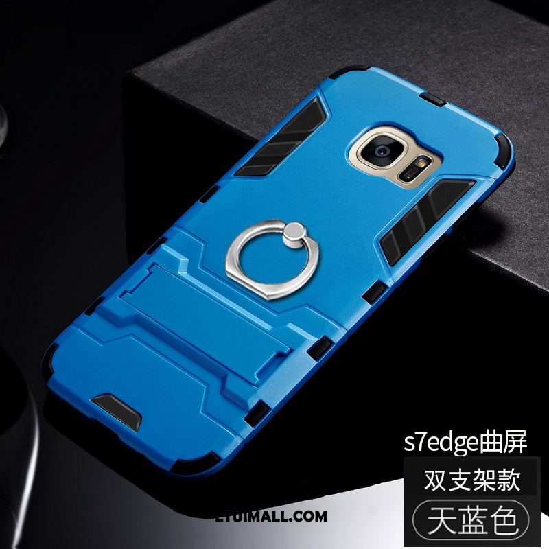 Etui Samsung Galaxy S7 Edge Trudno Miękki Silikonowe All Inclusive Niebieski Pokrowce Sklep